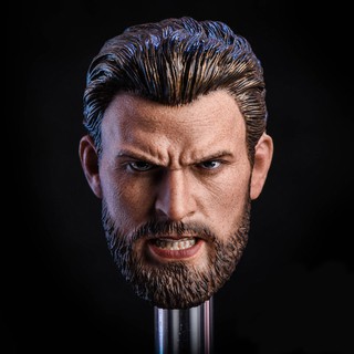 Mô hình đầu nhân vật Captain America tỷ lệ 1:6
