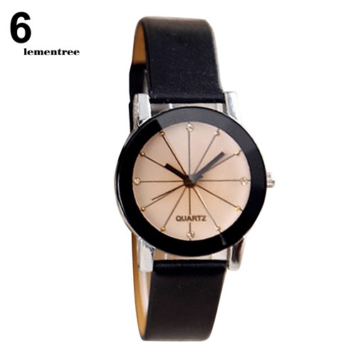Đồng Hồ Quartz Chất Liệu Hợp Kim Dây Đeo Giả Da Kiểu Dáng Thể Thao