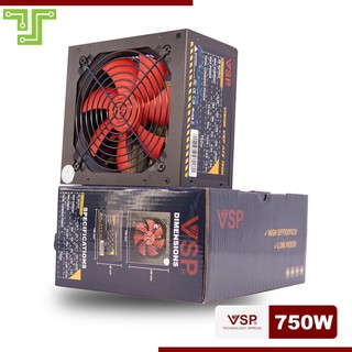 Nguồn máy tính vision vsp atx 750w + dây nguồn