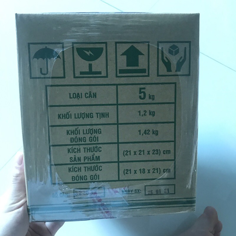 Cân Đồng Hồ Lò Xo Nhơn Hoà 2kg, 5kg Đĩa Inox Chính Hãng NHS-5