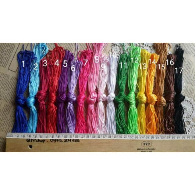 10m Dây dù 1mm tết vòng tay