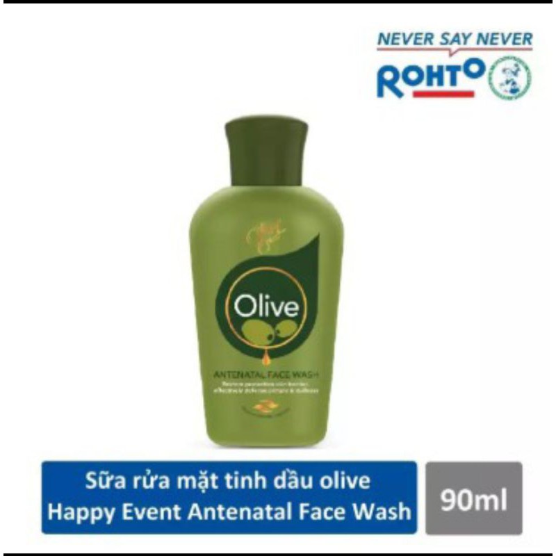 Sữa rửa mặt tinh dầu oliu happy event 90ml