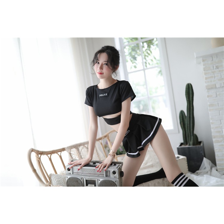 Bộ hóa trang Cosplay cảnh sát POLICE sexy quyến rũ [ CÓ TẤT ] | BigBuy360 - bigbuy360.vn