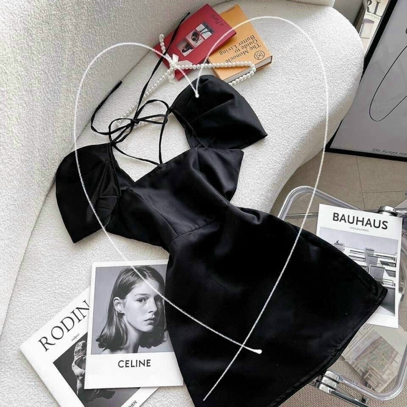 ĐẦM DỰ TIỆC DÂY HỞ LƯNG CHESY DRESS