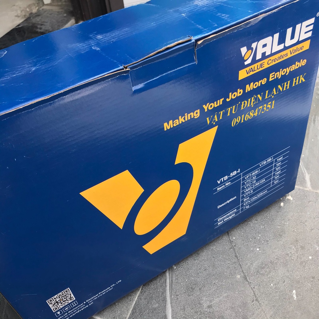 Bộ dụng cụ tháo lắp điều hòa - máy lạnh hãng VALUE VTB-5B-I sửa chữa lắp đặt bảo dưỡng tủ lạnh oto điều hoà