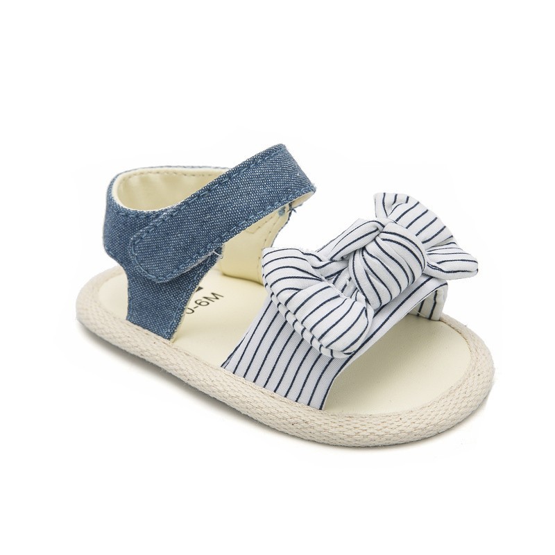 Sandal kẻ sọc chống trượt cho bé gái