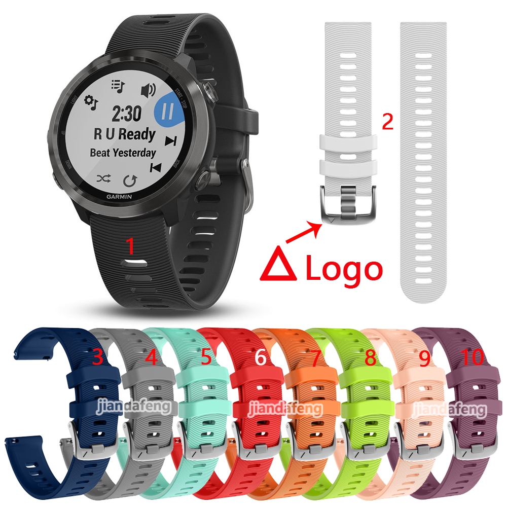 Silicone Dây Đeo Silicon Cho Đồng Hồ Thông Minh garmin forerunner 245m / 645