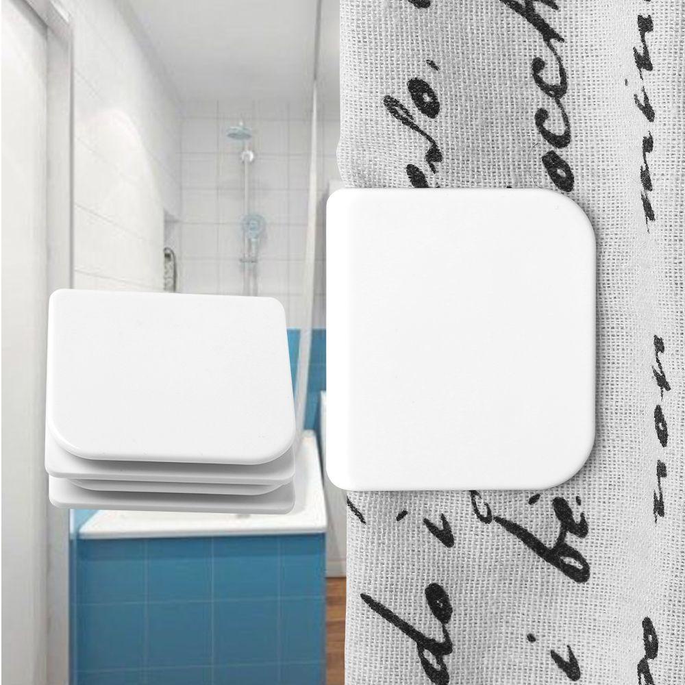 LAKAMIER Bộ 2 Kẹp Rèm Che Bồn Tắm Chống Văng Nước