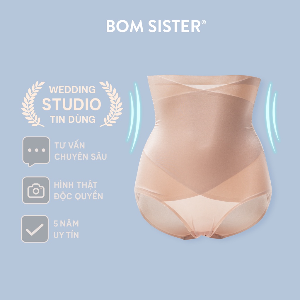 [Mã FARSBRBOM30 giảm 10% đơn 99K] Quần gen định hình lưng cao giảm eo nâng mông BOM SISTER QG8030