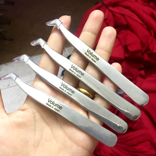 Nhíp nối mi volume tráng gương