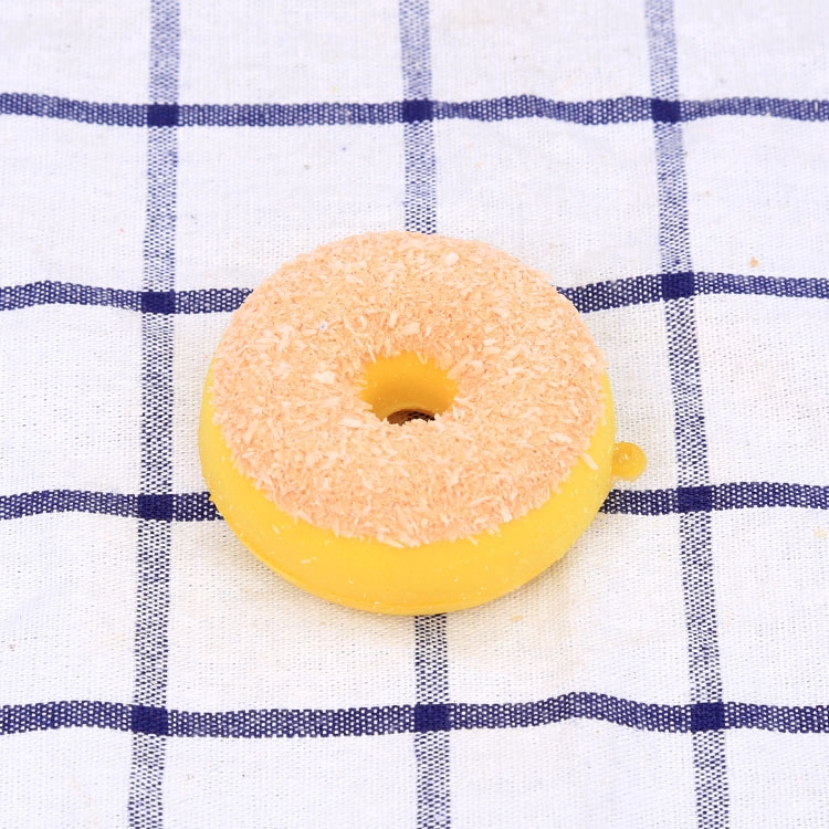 Đồ chơi squishy hình bánh donut dừa độc đáo kích thước 7cm