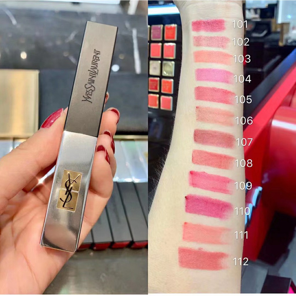 YVES SAINT LAURENT (Hàng Mới Về) Son Môi Ysl Chất Lượng Cao # 108 # 112 # 101