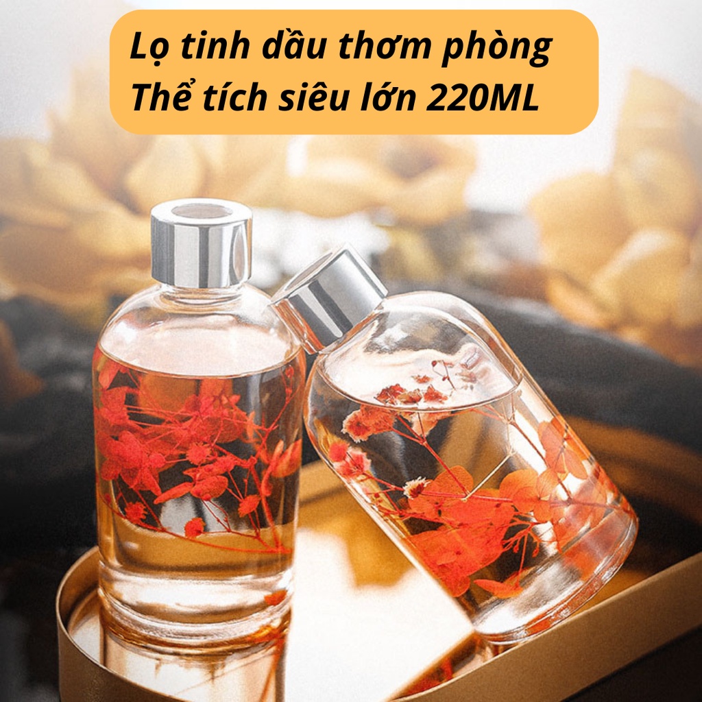Tinh dầu thơm phòng lọ khuếch tán nước hoa nguyên chất thiên nhiên que gỗ tán hương cao cấp VAROMA KT12 KT24
