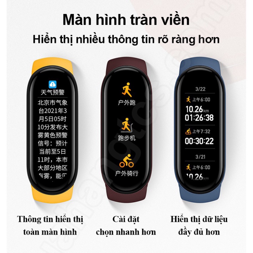 Vòng đeo tay thông minh Xiaomi Mi Band 6 Quốc Tế Mi Band6