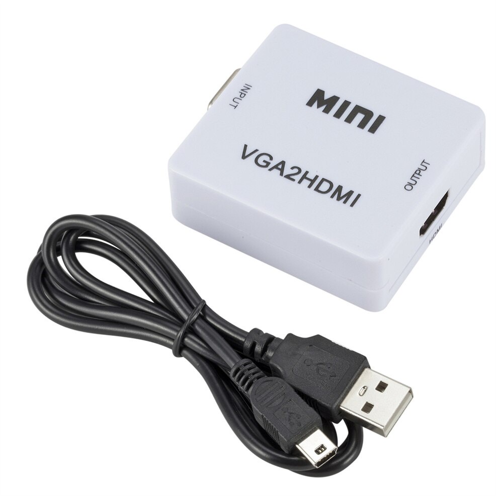 Bộ Chuyển Đổi VGA Sang HDMI VGA2HDMI 1080P Cho PC HDTV Máy Chiếu TV