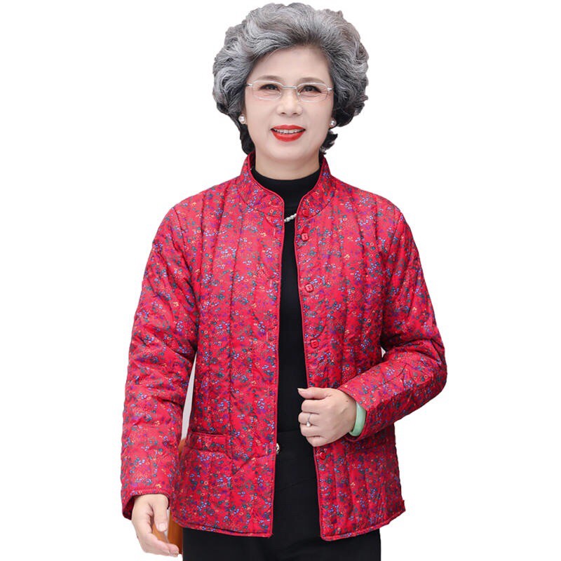 Áo khoác phao đệm bông siêu nhẹ siêu ấm cho các bà các mẹ người trung niên