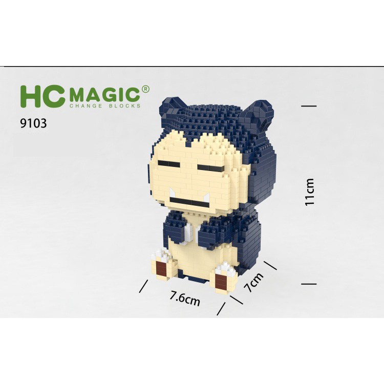 Bộ lắp ghép nhân vật hoạt hình HC MAGIC 9100-9105