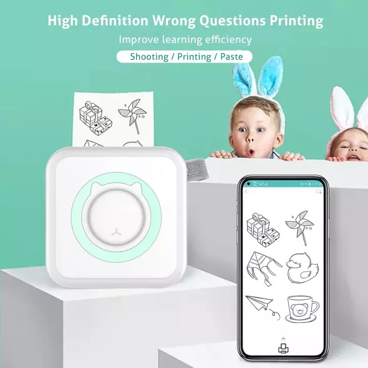 Máy in nhiệt iPrint dùng in hình, ghi chú, danh sách, mẫu hình tô vẽ - Tặng 5 cuộn giấy | BigBuy360 - bigbuy360.vn