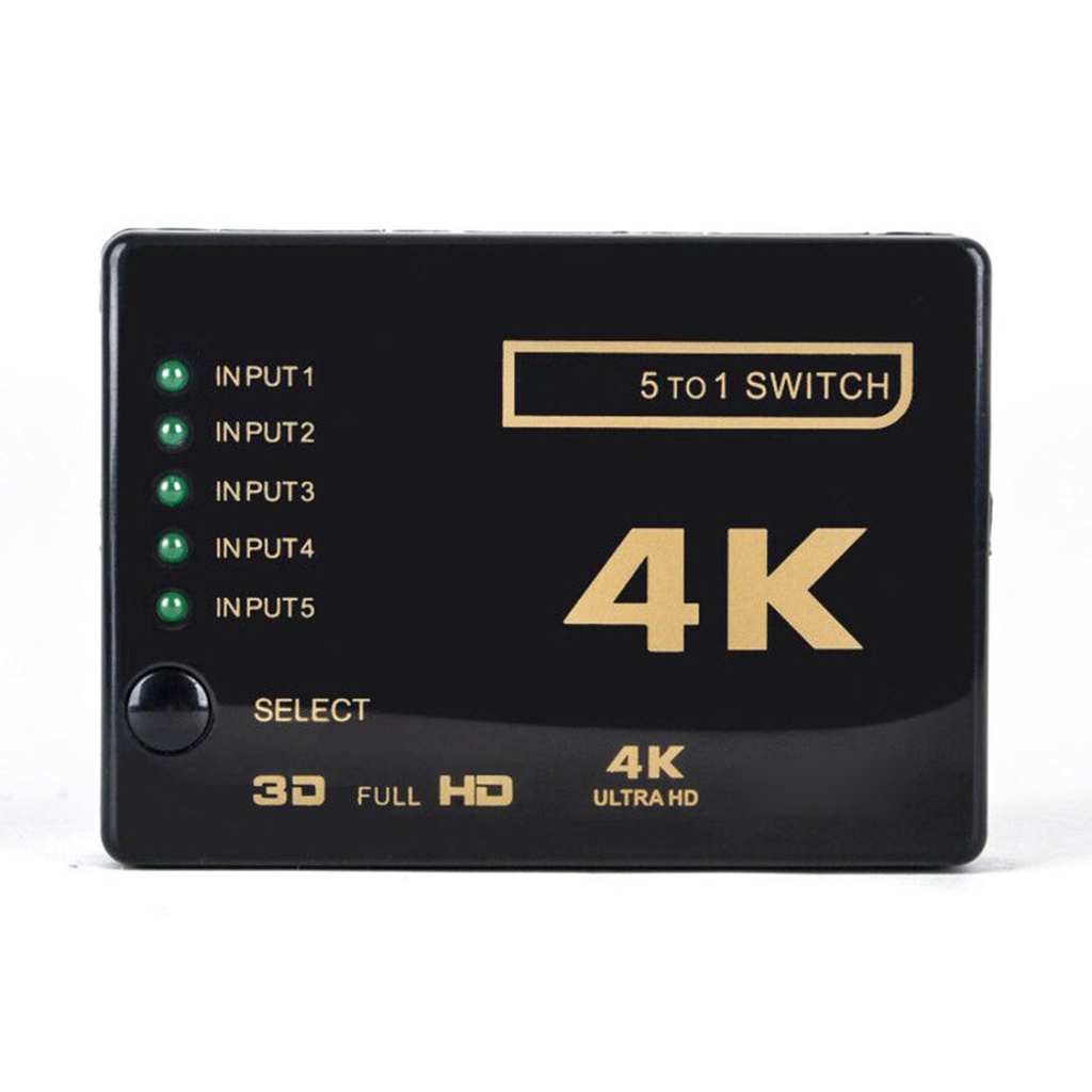 [New promo]5-Port HDMI-compatible Splitter Cable Multiswitch 4K Switcher Splitter Hub Box