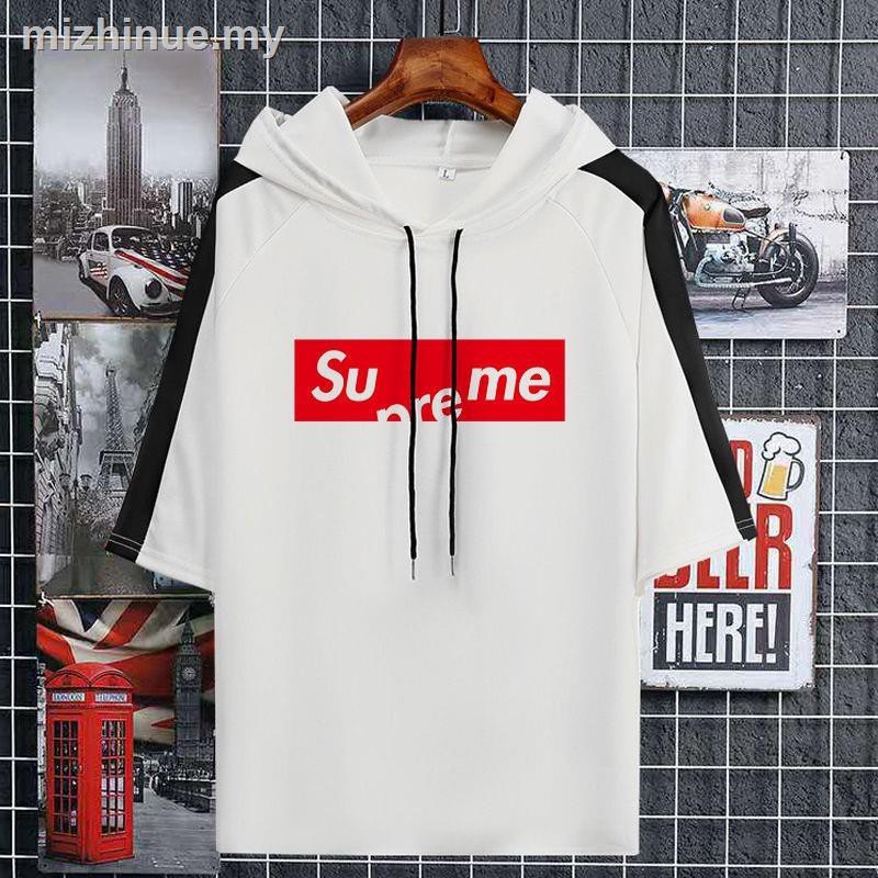 Áo Hoodie Ngắn Tay Supreme Thời Trang Dành Cho Nữ Và Nam