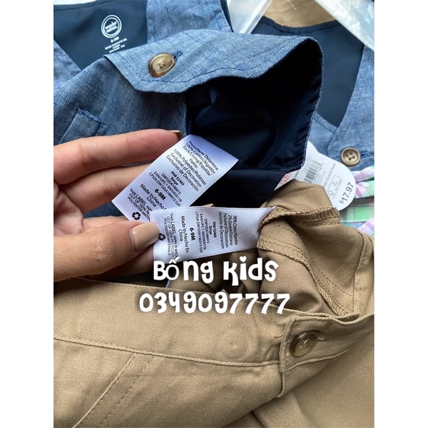 Set 2 Món Vest Bé Trai Công Tử WonderNation