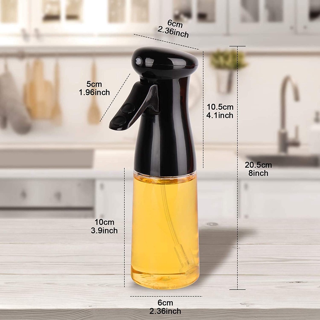 Bình Xịt Dầu Olive 210ml Dùng Nấu Ăn / Nướng Thức Ăn Tiện Dụng