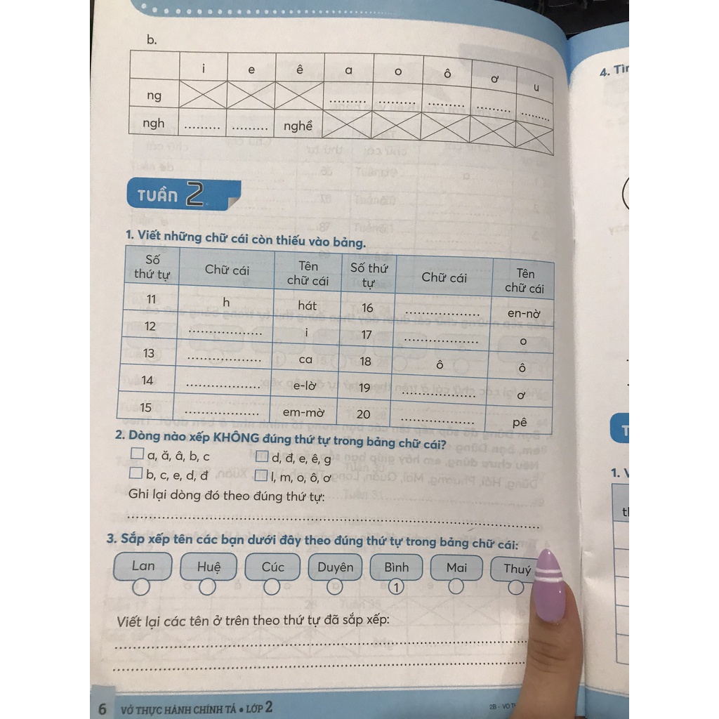 Sách - Vở thực hành chính tả lớp 2 ( kết nối tri thức )