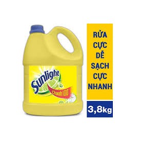 Nước rửa chén Sunlight 4 lít (thiên nhiên + trà xanh)