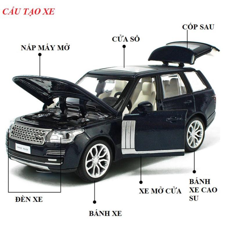 Xe mô hình ô tô Range Rover SUV tỉ lệ 1:32 xe bằng KIM LOẠI hàng Quảng Châu