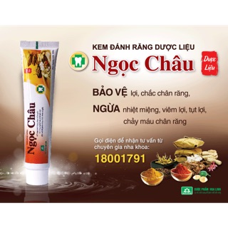 Kem đánh răng dược liệu Ngọc Châu