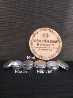Hũ thiếc bạc, vàng 10ml
