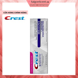 Kem đánh răng Crest 3D White Brilliance Advanced Stain Protection