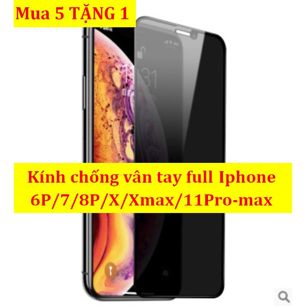 MIẾNG Dán Kính Cường Lực Chống Vân Tay Nhám xịn FULL MÀN Iphone  6 6S 7 8 SE PLUS / X XS XR /11 12 13 / MINI / PRO / MAX