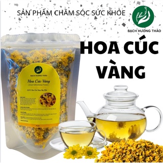 Hoa cúc vàng (dried yellow daisy flower trà hoa cúc vàng sấy khô tự nhiên nguyên chất | bạch hương thảo