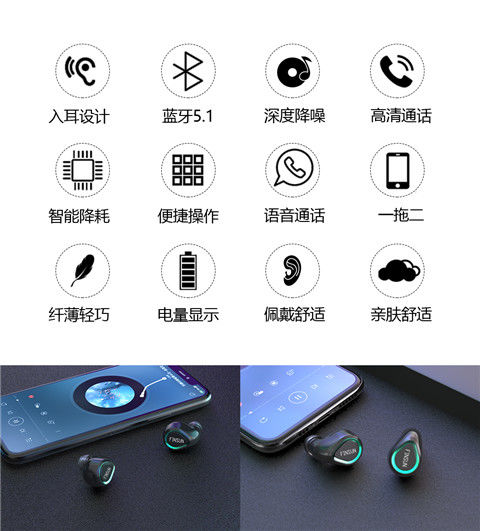 Tai Nghe Bluetooth Nhét Tai Thể Thao Chống Nước Âm Thanh Sống Động Huawei Vivo Apple | BigBuy360 - bigbuy360.vn