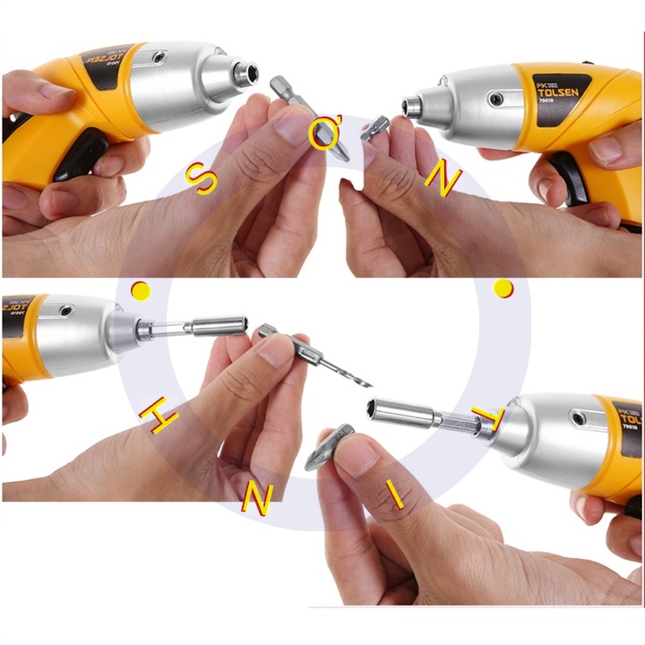 Máy siết vít dùng pin 3.6V Tolsen 79010