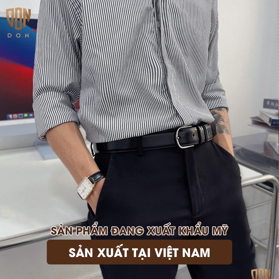 Thắt Lưng Da Bò Cao Cấp DON ITALO Nhà Máy Tại Việt Nam Dây Nịt Da Thật Cao Cấp Nhập Khẩu Từ Italy