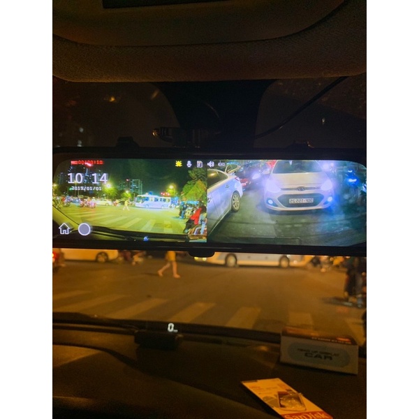 CAMERA HÀNH TRÌNH GƯƠNG 10 KÈM CAMERA LÙI mới 2020