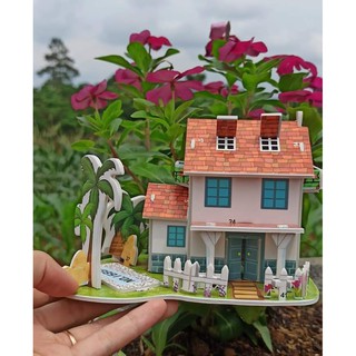 Mô hình lắp ráp nhà 3D cho bé