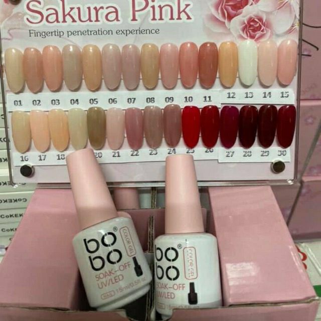 Sơn Thạch bobo - Set thạch 30 màu Thiên Di Nail