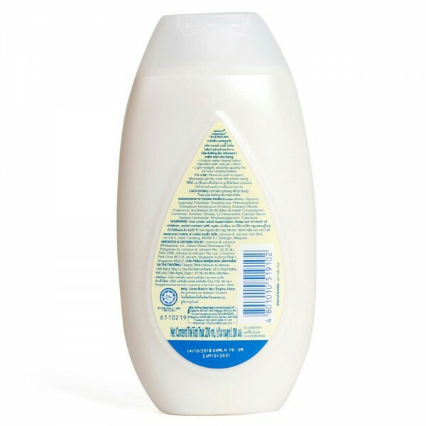 Sữa Dưỡng Ẩm Mềm Mịn Johnson's Baby 200ml