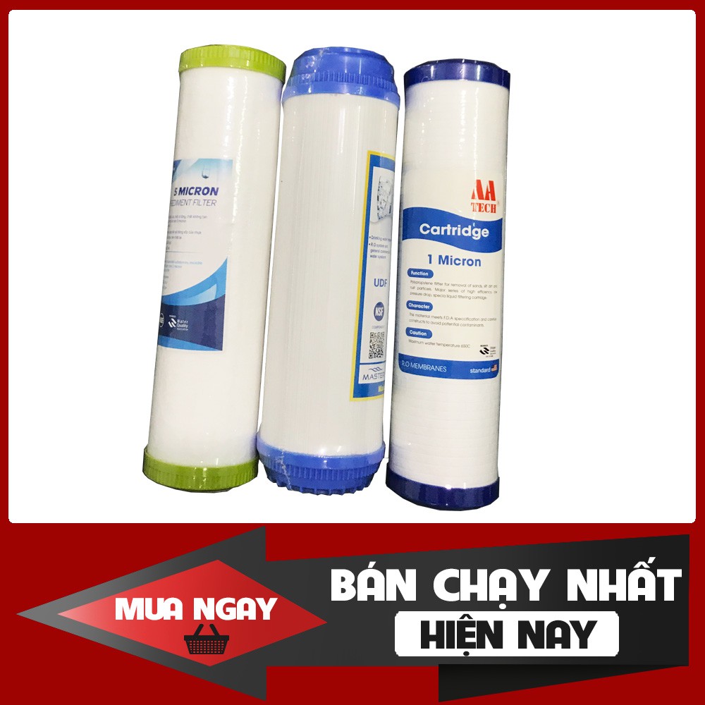 3 lõi lọc nước 10 in - Cho các loại máy lọc nước, hàng đạt chuẩn