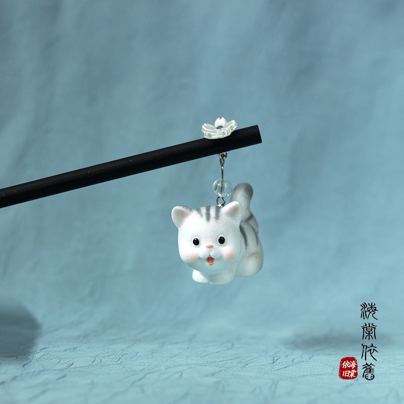 Trâm Cài Tóc Hình Thỏ Dễ Thương Cổ Điển Phong Cách Hán Phục