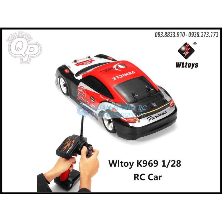 Xe Drift Wltoys K969 1/28 2.4G 4WD Brushed