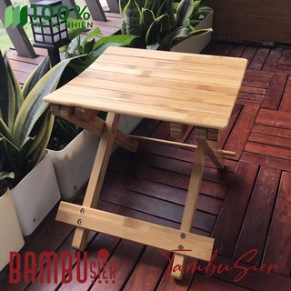 Ghế gỗ tre gấp gọn