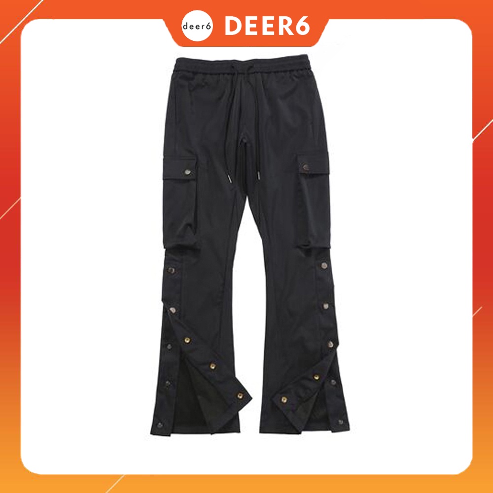 Quần dài nút bấm Snap Cargo nylon