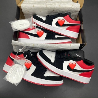 Giày sneaker jd low trắng đỏ đen giày thể thao nam nữ thấp cổ full phụ kiện