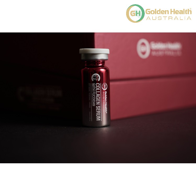 [GOLDEN HEALTH] Tinh chất collagen serum và tảo biển - Hộp 6 lọ