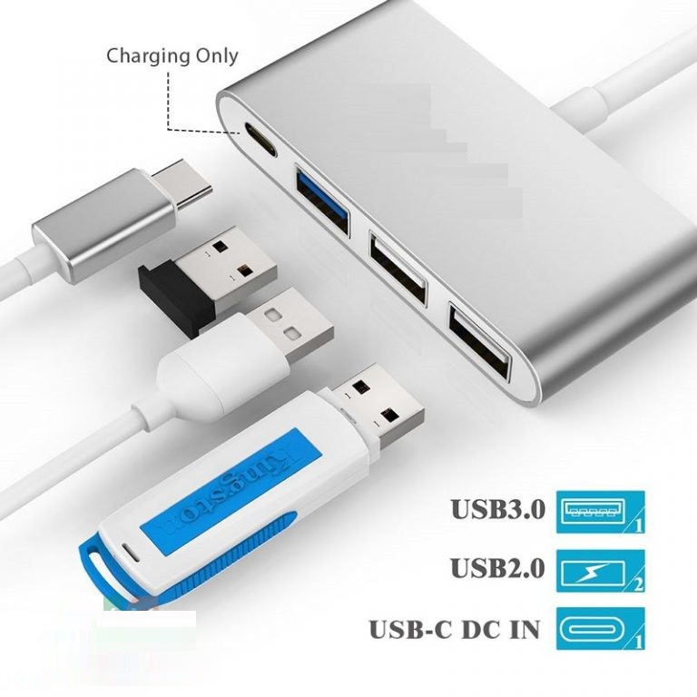 Cáp chuyển đổi USB Type-C to USB Type-C + USB 3.0 + USB 2.0