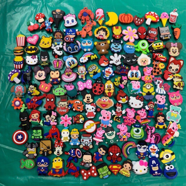 [GIÁ RẺ NHẤT] STICKER / JiBBITZ GẮN DÉP CROCS, DÉP CÁ SẤU, DÉP SỤC | BigBuy360 - bigbuy360.vn